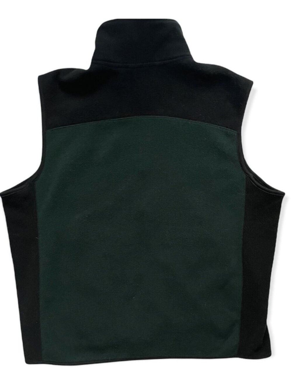 Vintage 90s Alaska Polar Fleece Vest Chest Patch Men’s L Alaska Green GORP - Picture 5 of 10